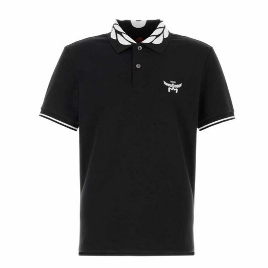 Stretch Nero Piquet Black Polo-Shirt