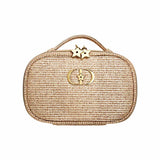 Woven Novelty Gold Bag