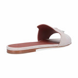 Summer Charms Pearl Powder Suede Slides