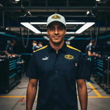 William Racing Mechanic Patch Blue Shirt