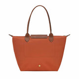 Le Pliage Brique Orange Medium Shoulder Bag