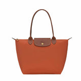 Le Pliage Brique Orange Medium Shoulder Bag