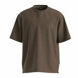 BB Logo Embroidered Oversized Green T-Shirt