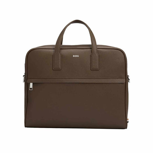 Zair Brown Document Bag