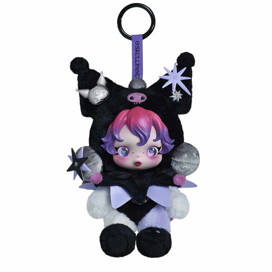 Skullpanda x Kuromi Plush Keychain