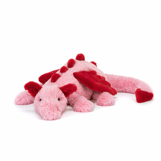 Jellycat Heart Dragon Pink Plush Toy