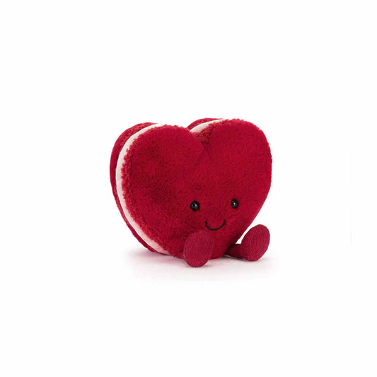 Jellycat Heart Macaron Red Plush Toy