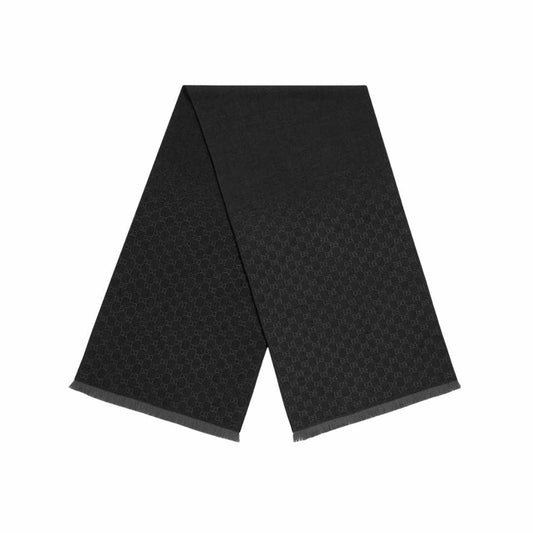 GG Wool Black Scarf