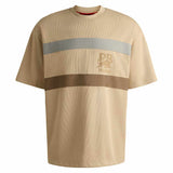 x RB logo Print Oversized Yellow T-Shirt