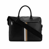 Ray Striped Black Messenger Bag