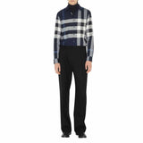 'Somerville' Checked Blue Shirt