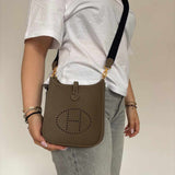 Evelyne 16 Clemence Etoupe Shoulder Bag