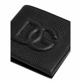 Logo Embossed Black Wallet