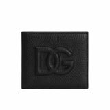 Logo Embossed Black Wallet