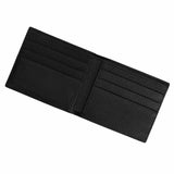 Logo Embossed Black Wallet