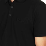 Paddy Pro Black Embroidery Black Polo-Shirt