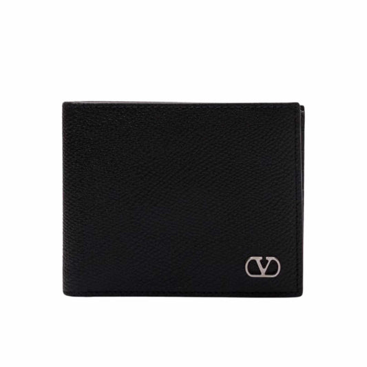VLOGO Leather Black Wallet
