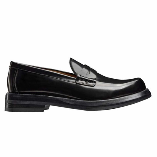 Smooth Calfskin Carlo Black Loafers