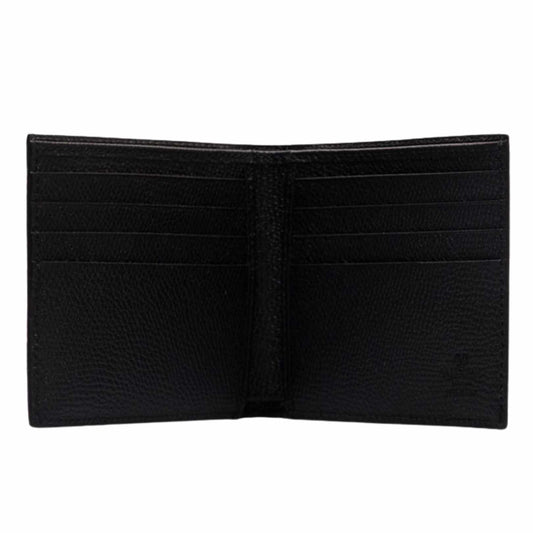 VLOGO Leather Black Wallet