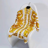 Barocco Printed White Shirt