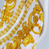 Barocco Printed White Shirt