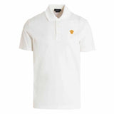 Medusa Embroidered White Polo-Shirt
