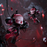 Mega Skullpanda 1000% Red Crystal Figurine