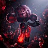 Mega Skullpanda 1000% Red Crystal Figurine