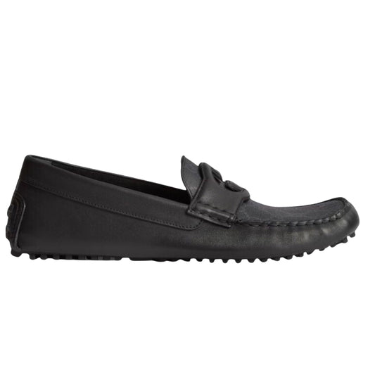 Interlocking GG Supreme Black Loafers