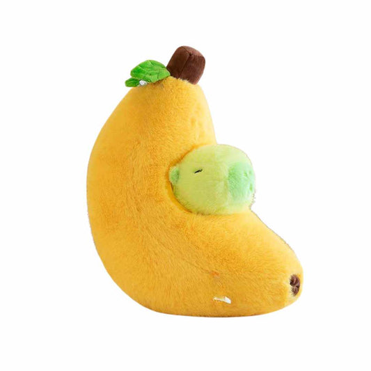 Sleeping Capybara Banana Plush Toy
