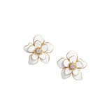 Enamel Flower Earrings