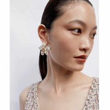 Enamel Flower Earrings