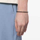 Kira Thin Enamel Black Bracelet