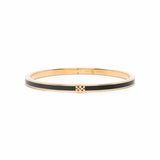 Kira Thin Enamel Black Bracelet