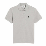 Paris Contrasted De Coeur Grey Polo-Shirt