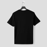 Pink Wave Logo Black T-Shirt