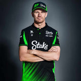 Stake 2025 Team Black Polo-Shirt