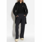 Logo Embroidered Black Polo-Shirt