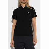 Logo Embroidered Black Polo-Shirt