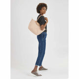 Le Pliage Light Pink Medium Shoulder Bag