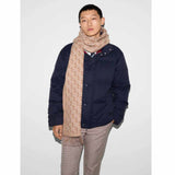 Shadow Fringed Brown Scarf