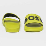 Logo Print Bright Green Slides