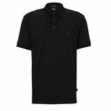 Plain Logo Black Polo-Shirt