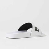 Logo Embossed White Slides