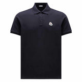 Logo Embroidered Navy Polo-Shirt
