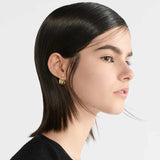 CD Logo Pearl Tribales Earrings