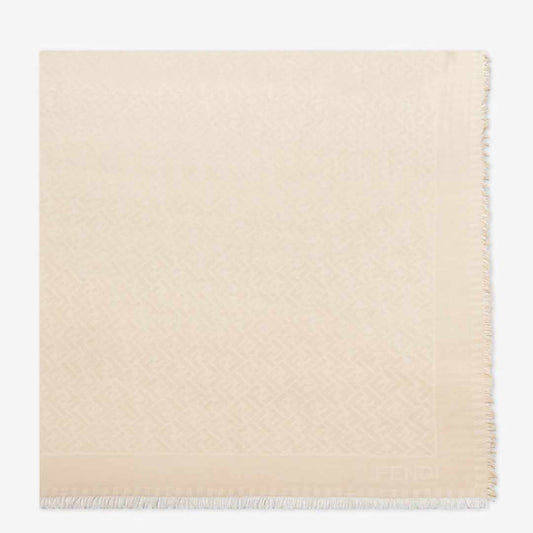 FF Monogram Beige Scarf