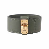 Kelly Twist PM Green Gold Bracelet