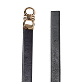 Gold Gancini Reversible Black Belt