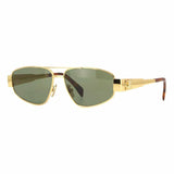 Metal Triomphe Aviator Gold Sunglasses